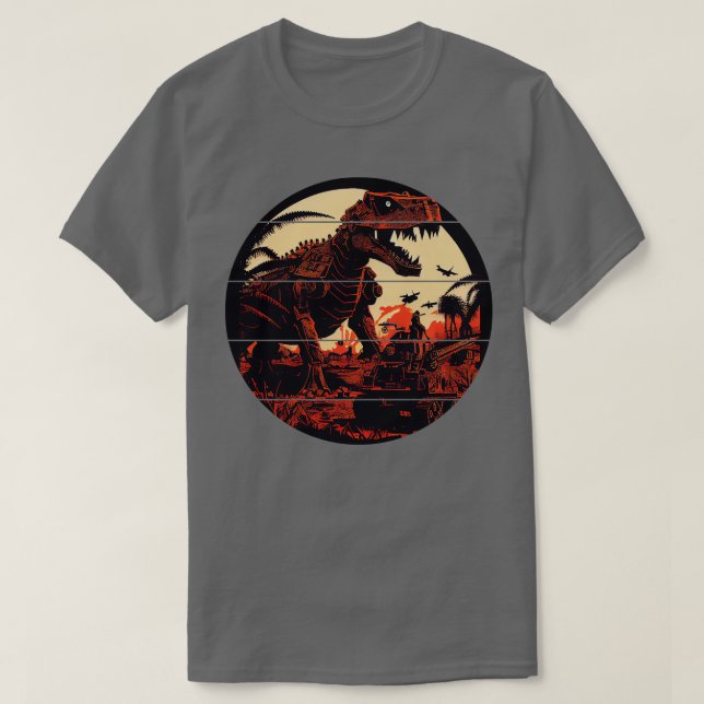 Camiseta Robot Dinosaur (Diseño del anverso)