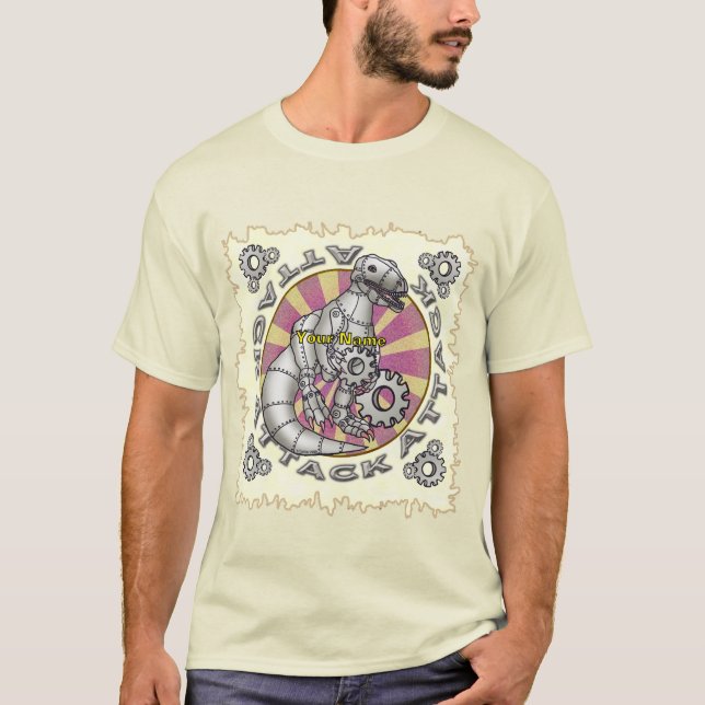 Camiseta Robot Dinosaurio  (Anverso)