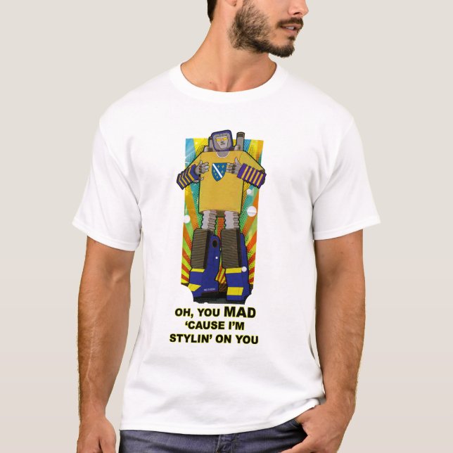 Camiseta Robot divertido (Anverso)