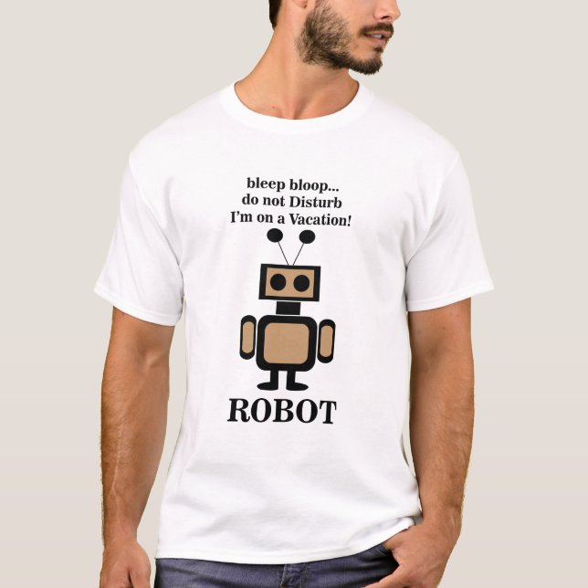 Camiseta Robot Divertido  (Anverso)