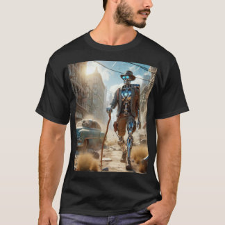 Camiseta Robot en la ciudad fantasma
