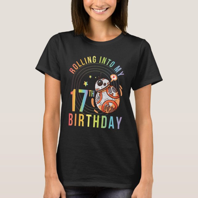 Camiseta Robot En Mi 17º Cumpleaños Feliz Para Mí 17 (Anverso)