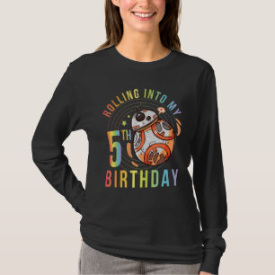 Camiseta Robot En Mi Quinto Cumpleaños Feliz Para Mí 5 Años