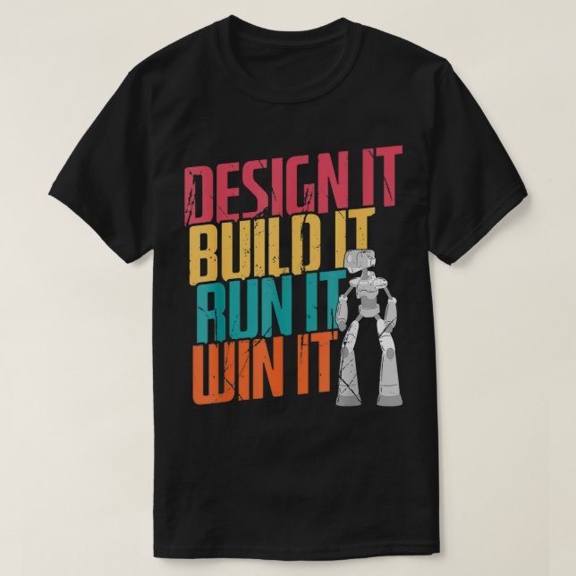 Camiseta Robot Engineer Robotics  (Diseño del anverso)