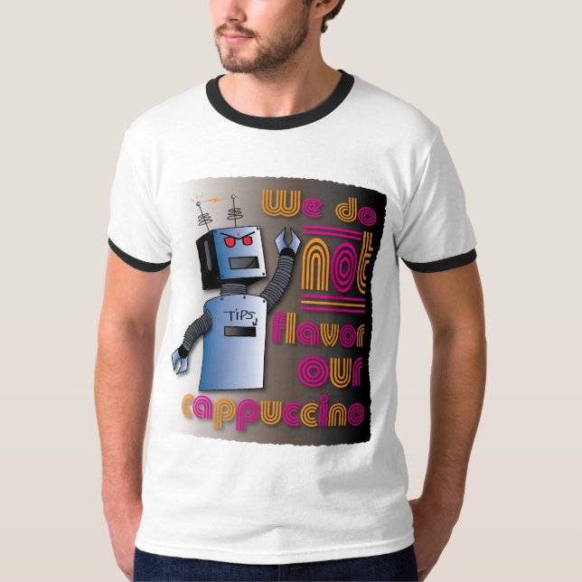 Camiseta Robot enojado (Anverso)