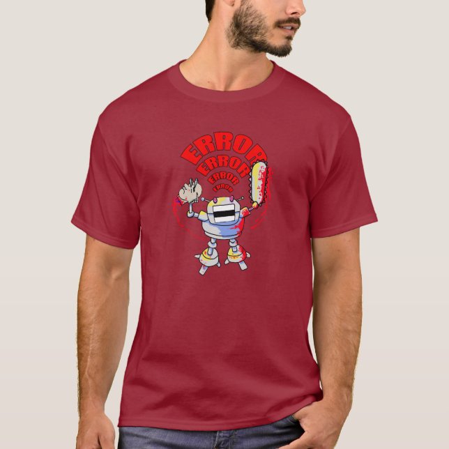 Camiseta Robot enojado (Anverso)
