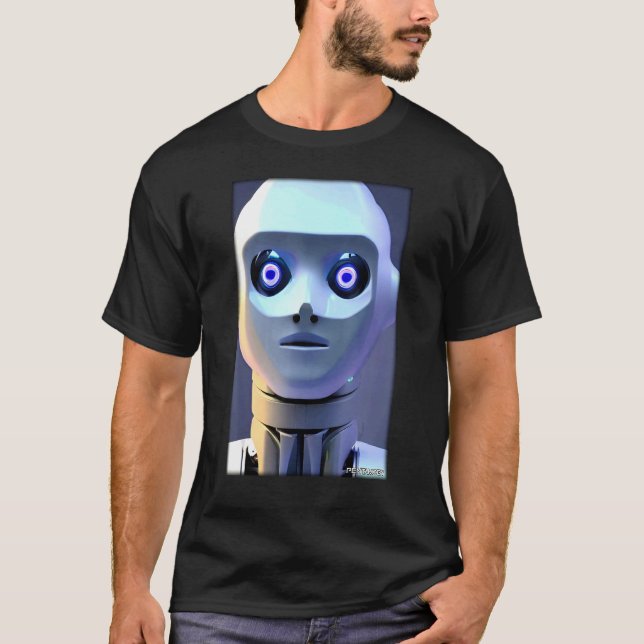 Camiseta Robot Future Technology Science Android (Anverso)