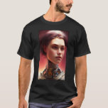Camiseta Robot Future Technology Science Woman Retro Vintag<br><div class="desc">Robot Future Technology Science Woman Retro Vintage.</div>