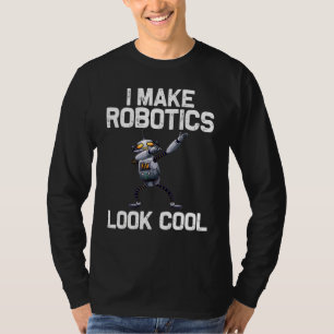 Camiseta Robot Gracioso Para Hombres Mujeres Robótica Tecno