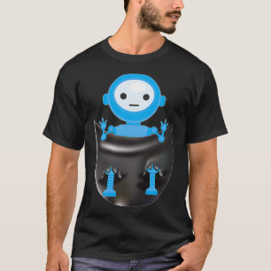 Camiseta Robot Guay En Pocket Boys Fans De La Era De La Tec