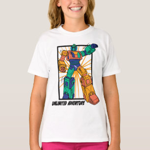 Camiseta Robot guerrero gigante: aventura ilimitada