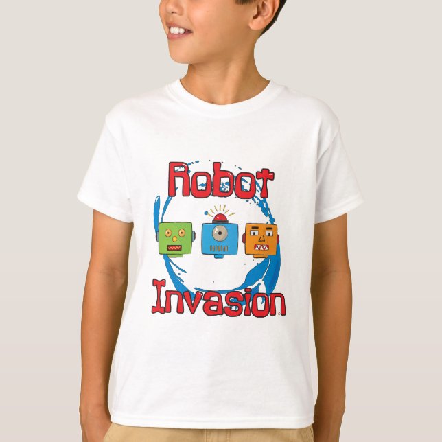 Camiseta Robot Invasion (Anverso)