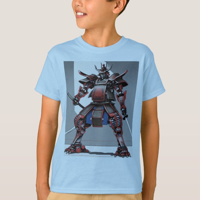 Camiseta robot jack samrai (Anverso)