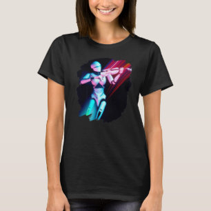 Camiseta Robot Jugando La Orquesta De Música Violinista De