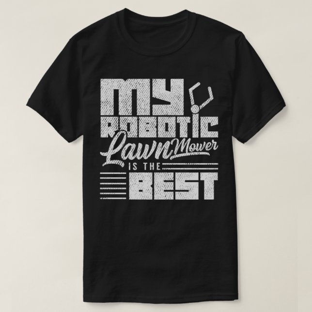 Camiseta Robot Lawnmower (Diseño del anverso)
