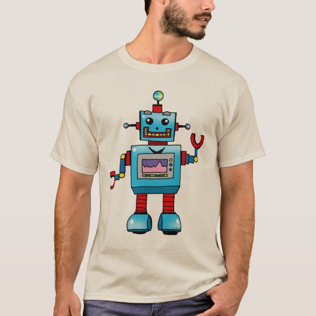 Camiseta Robot lindo (Anverso)