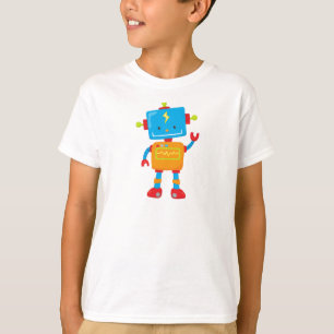 Camiseta Robot lindo, robot colorido, robot gracioso, robót