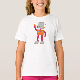 Camiseta Robot lindo, robot tonto, robot gracioso, robótica