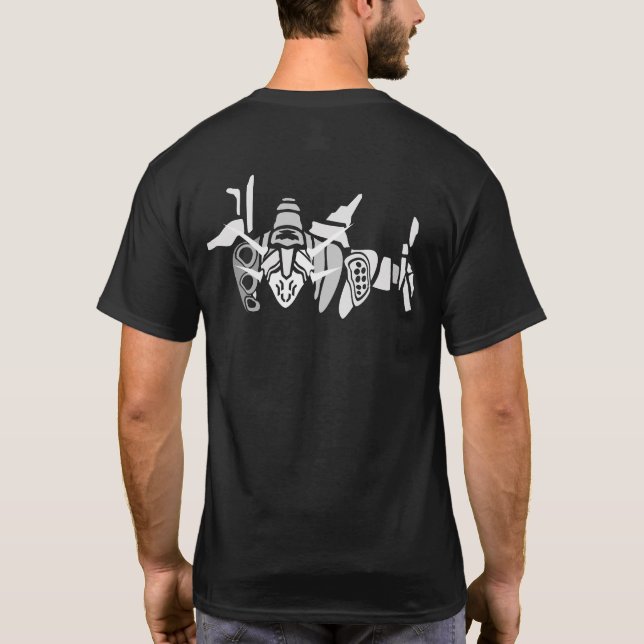 Camiseta Robot Mecha Ciclón (Reverso)