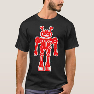 Camiseta Robot Mk I - (Rojo)