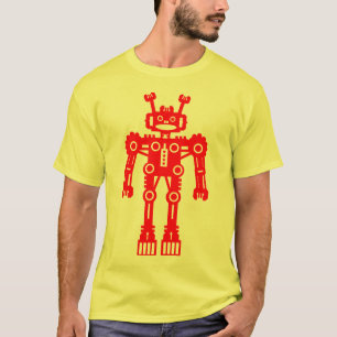 Camiseta Robot Mk I - (rojo) - modificado para requisitos