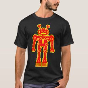 Camiseta Robot Mk I - (Rojo y Amarillo)