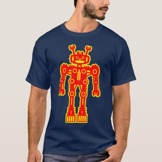 Camiseta Robot Mk I - (Rojo y Amarillo)