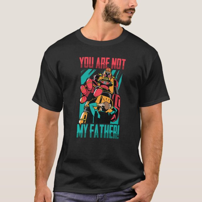 Camiseta ¡Robot, No Eres Mi Padre! Alien Funny Vapor (Anverso)