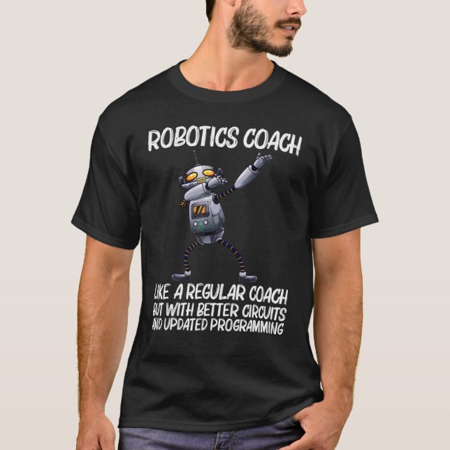 Camiseta Robot Para Hombres Robótica Tecnología Robótica Ro (Anverso)