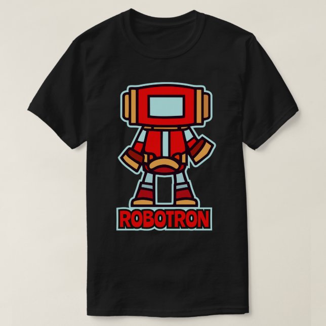 Camiseta Robot para la invasión de niños (Diseño del anverso)