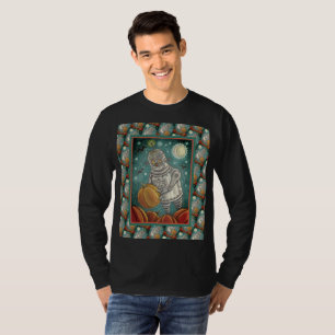 CAMISETA ROBOT PICKING PUMPKINS , HOMBRE MECÁNICO DE HALLOW