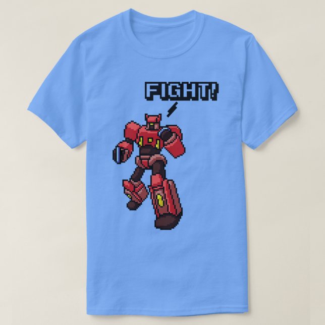 Camiseta Robot Pixel Art (Diseño del anverso)
