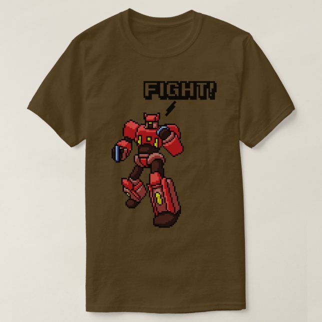 Camiseta Robot Pixel Art (Diseño del anverso)
