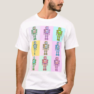 Camiseta Robot pop retro v2