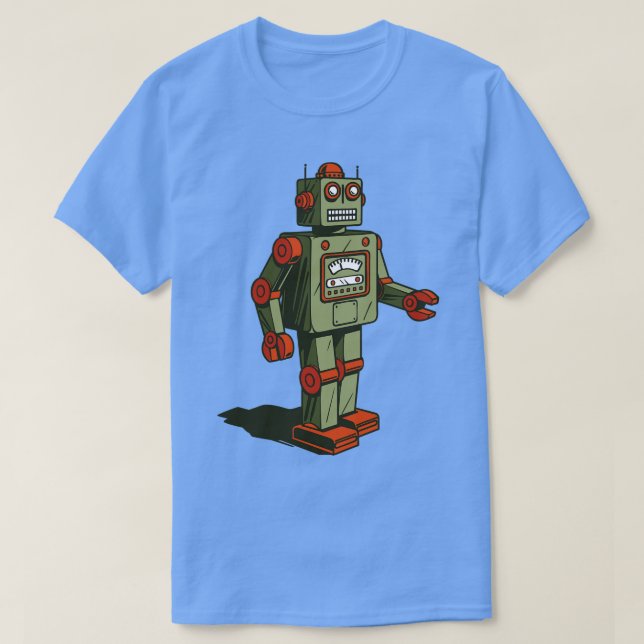 Camiseta Robot retro de Guay (Diseño del anverso)