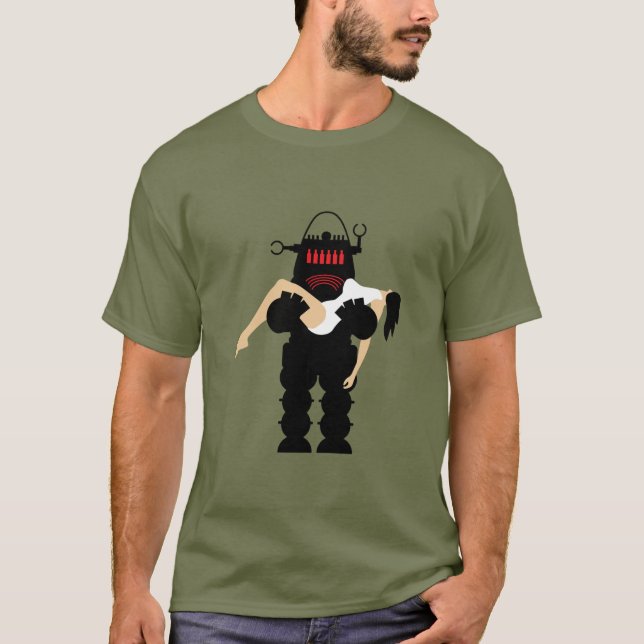 Camiseta Robot Retro de los 50 (Anverso)