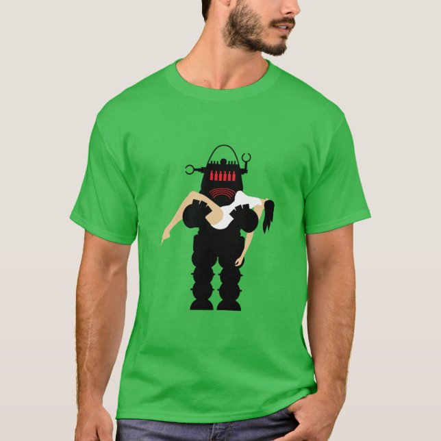 Camiseta Robot Retro de los 50 (Anverso)