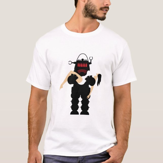 Camiseta Robot Retro de los 50 (Anverso)