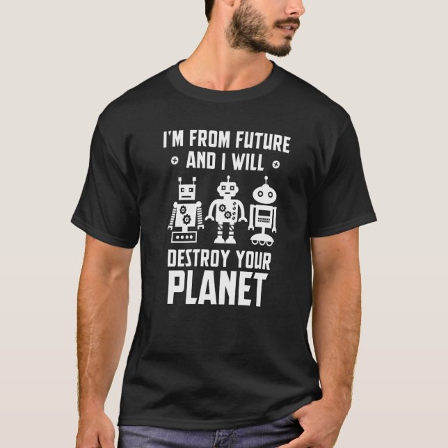 Camiseta Robot Robotic Robotics Engineer Artifical Intellig (Anverso)