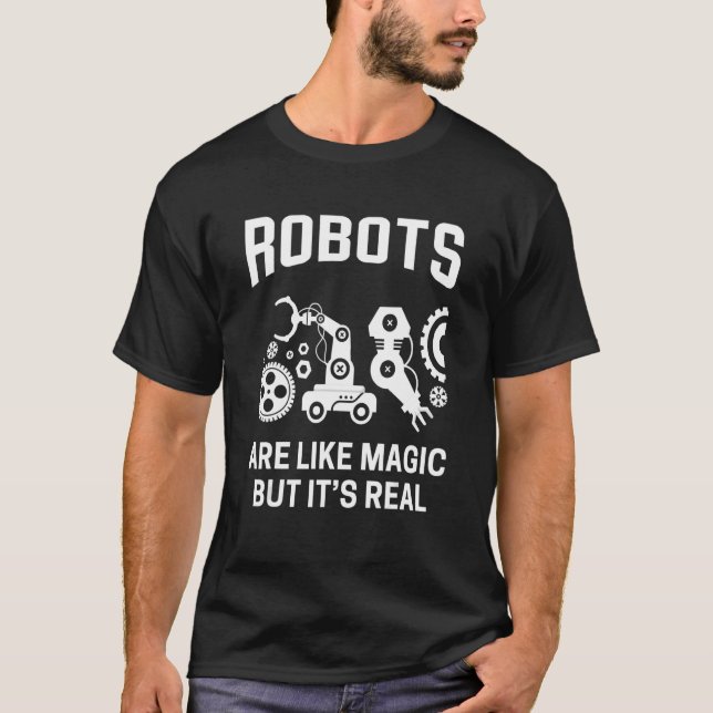 Camiseta Robot Robotic Robotics Ingenier Intellig artificia (Anverso)