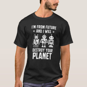 Camiseta Robot Robotic Robotics Ingenier Intellig artificia