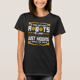 Camiseta Robot Robotics Engineer vintage un día sin Robo