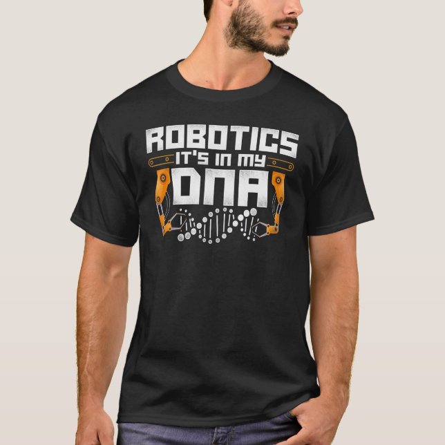 Camiseta Robot Robotics Ingeniero de Robótica Vintage Robot (Anverso)