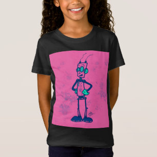 Camiseta Robot rosa