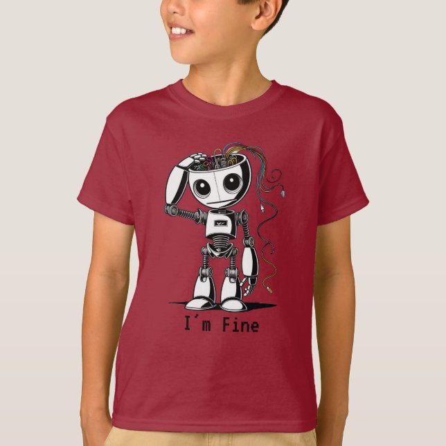 Camiseta Robot roto - Estoy bien (Anverso)