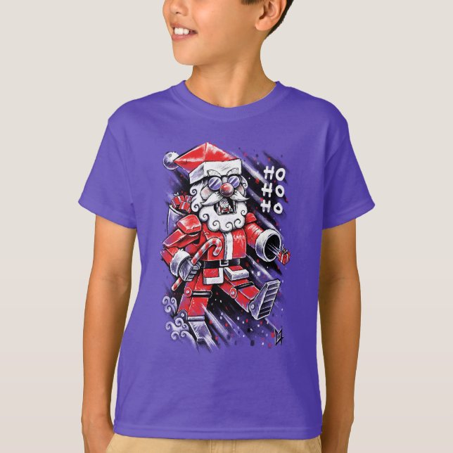 Camiseta Robot Santa Claus (Anverso)