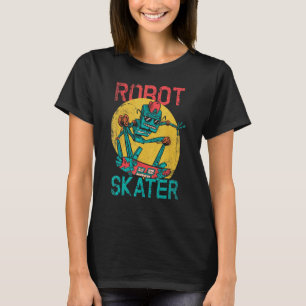 Camiseta Robot Skater Para Ingeniero Robot O Fans
