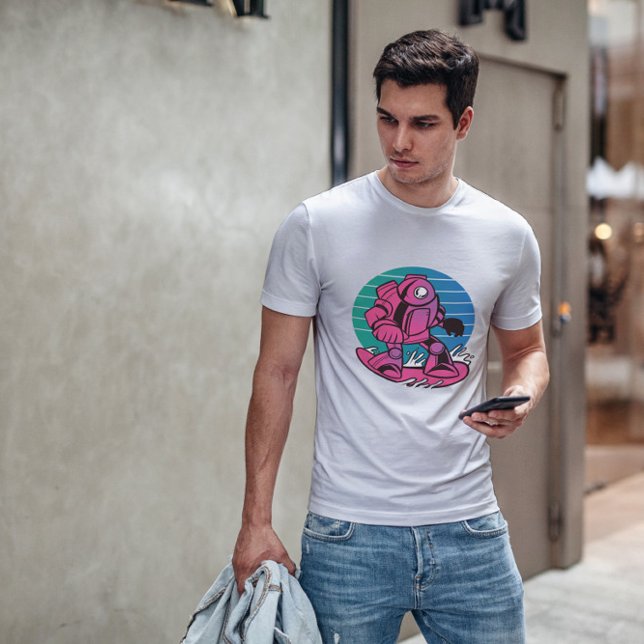 Camiseta Robot Snowboarding (Subido por el creador)