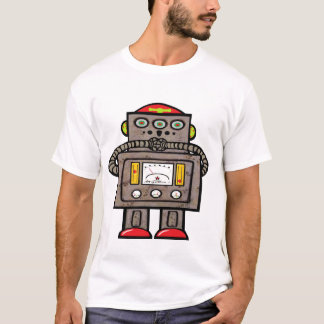Camiseta Robot sorprendido observado 3