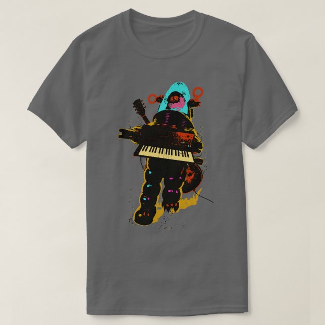 CAMISETA ROBOT SYNTH (Diseño del anverso)